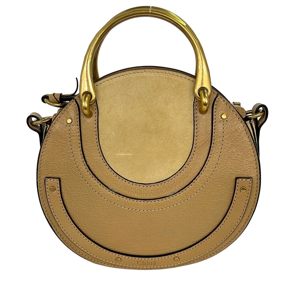 Chloé Pixie Handbag 3S1331-HGP Leather Suede